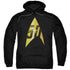 STAR TREK/50TH ANNIVERSARY DELTA - ADULT PULLOVER HOODIE - BLACK