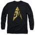 STAR TREK/50TH ANNIVERSARY DELTA -  L/S ADULT 18/1  - BLACK