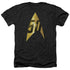 STAR TREK/50TH ANNIVERSARY DELTA - ADULT HEATHER - BLACK