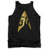 STAR TREK/50TH ANNIVERSARY DELTA - ADULT TANK - BLACK