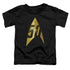 STAR TREK/50TH ANNIVERSARY DELTA - S/S TODDLER TEE - BLACK