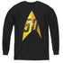 STAR TREK/50TH ANNIVERSARY DELTA - YOUTH LONG SLEEVE TEE - BLACK