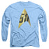 STAR TREK/50TH ANNIVERSARY DELTA -  L/S ADULT 18/1  - CAROLINA BLUE