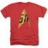 STAR TREK/50TH ANNIVERSARY DELTA - ADULT HEATHER - RED