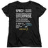 STAR TREK/INTRO - S/S WOMENS TEE - BLACK