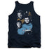 STAR TREK/ALL STAR CREW - ADULT TANK - NAVY