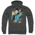 STAR TREK/SPACE PROSPER - ADULT PULLOVER HOODIE - CHARCOAL