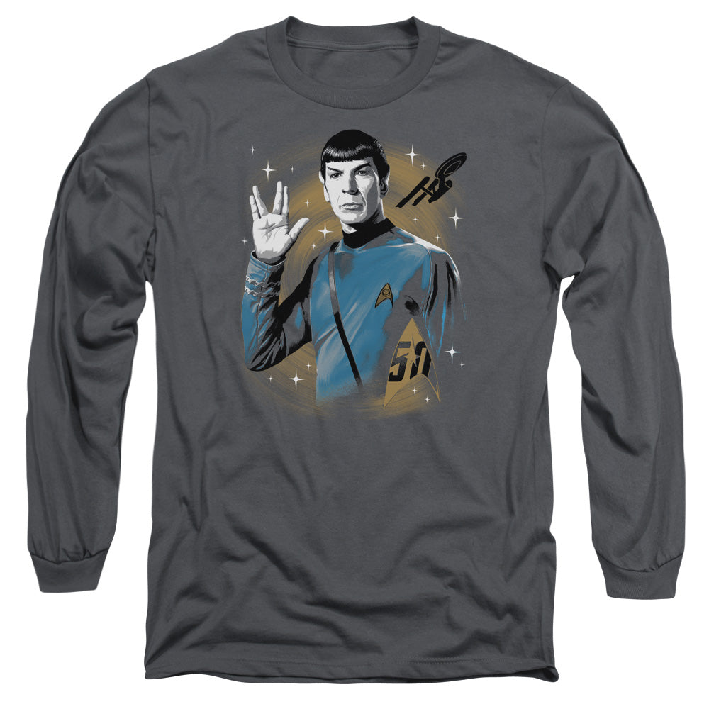 STAR TREK/SPACE PROSPER -  L/S ADULT 18/1  - CHARCOAL