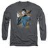 STAR TREK/SPACE PROSPER -  L/S ADULT 18/1  - CHARCOAL