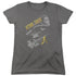 STAR TREK/50 YEAR FRONTIER - S/S WOMENS TEE - CHARCOAL