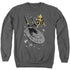 STAR TREK/ENTERPRISE DASH - ADULT CREWNECK SWEATSHIRT - CHARCOAL