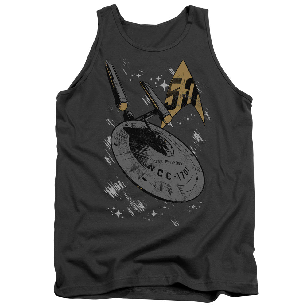 STAR TREK/ENTERPRISE DASH - ADULT TANK - CHARCOAL