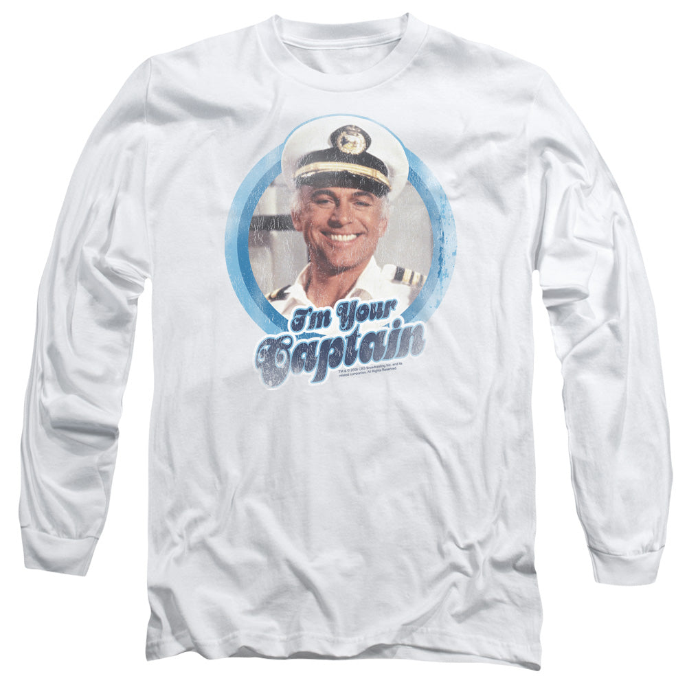 LOVE BOAT/IM YOUR CAPTAIN - L/S ADULT 18/1 - WHITE