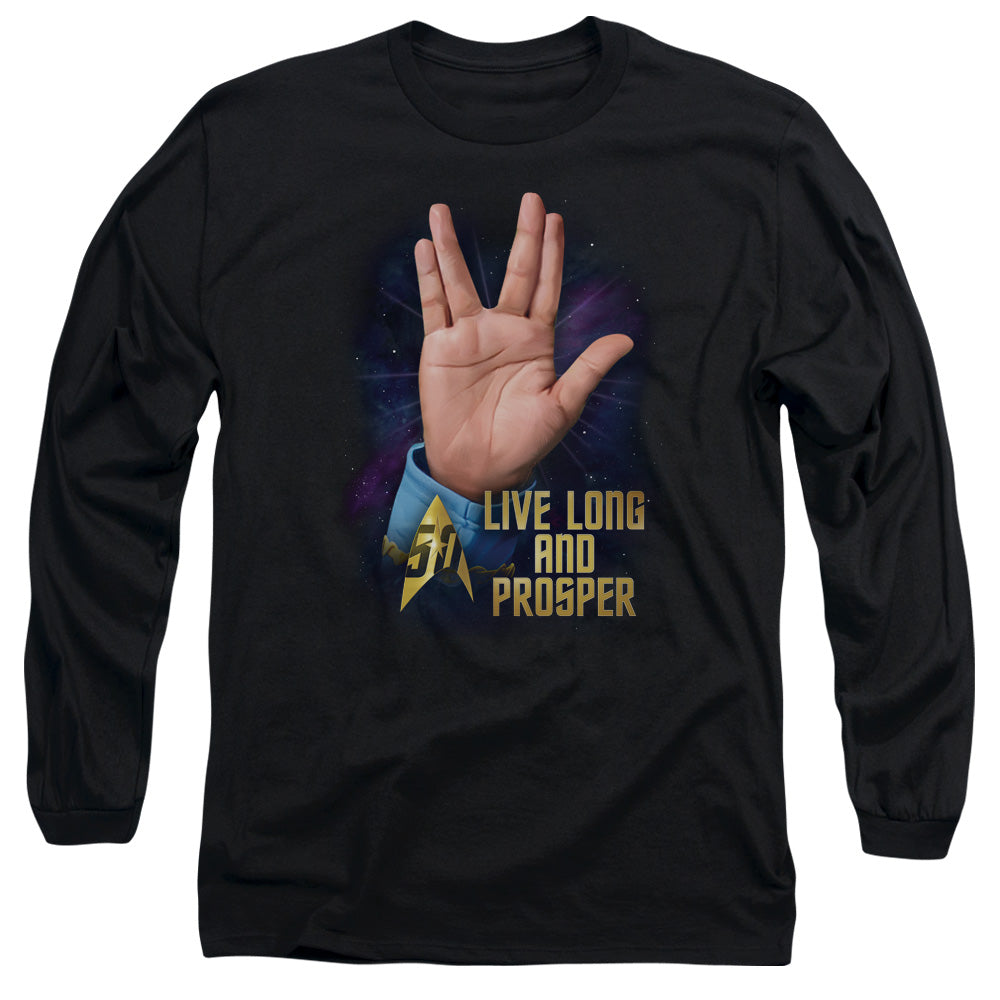 STAR TREK/LLAP 50 -  L/S ADULT 18/1  - BLACK