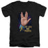 STAR TREK/LLAP 50 - S/S ADULT V-NECK 30/1 - BLACK