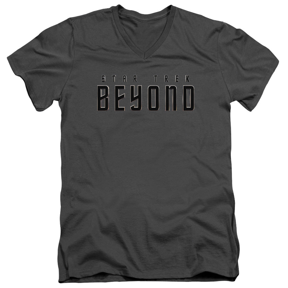 STAR TREK BEYOND/STAR TREK BEYOND - S/S ADULT V-NECK 30/1 - CHARCOAL