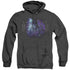 STAR TREK BEYOND/GALAXY BEYOND - ADULT HEATHER HOODIE - BLACK