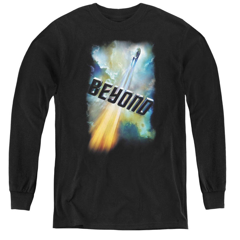 STAR TREK BEYOND/BEYOND POSTER - YOUTH LONG SLEEVE TEE - BLACK