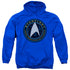 STAR TREK BEYOND/STARFLEET PATCH - ADULT PULLOVER HOODIE - ROYAL BLUE