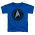 STAR TREK BEYOND/STARFLEET PATCH - S/S TODDLER TEE - ROYAL BLUE