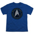 STAR TREK BEYOND/STARFLEET PATCH - S/S YOUTH 18/1 - ROYAL BLUE