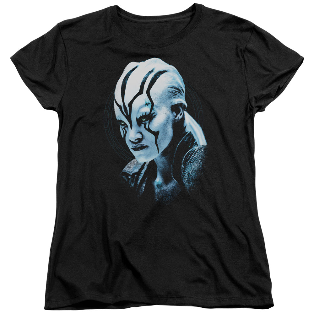 STAR TREK BEYOND/JAYLAH BURST - S/S WOMENS TEE - BLACK