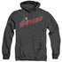 STAR TREK/WWQD - ADULT HEATHER HOODIE - BLACK