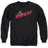 STAR TREK/WWQD - ADULT CREWNECK SWEATSHIRT - BLACK