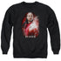 STAR TREK BEYOND/UHURA POSTER - ADULT CREWNECK SWEATSHIRT - BLACK