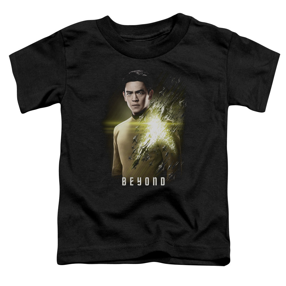 STAR TREK BEYOND/SULU POSTER - S/S TODDLER TEE - BLACK