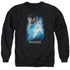 STAR TREK BEYOND/SPOCK POSTER - ADULT CREWNECK SWEATSHIRT - BLACK