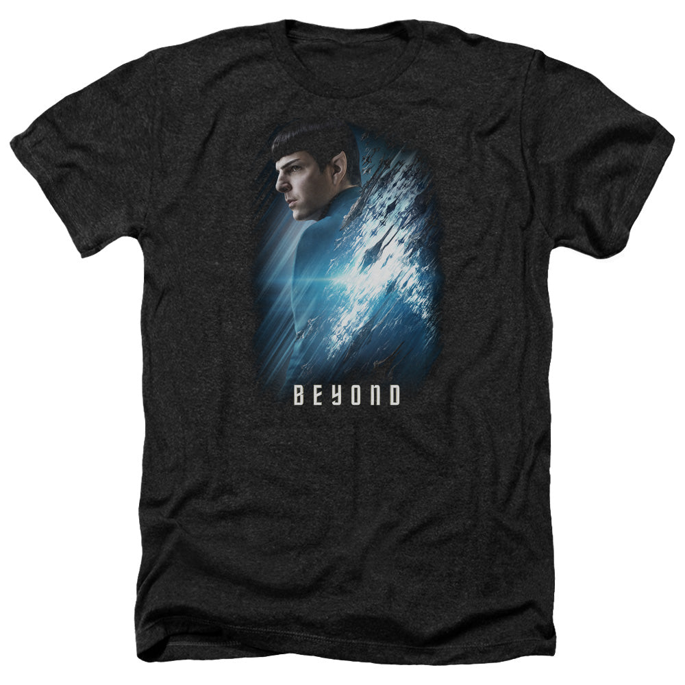 STAR TREK BEYOND/SPOCK POSTER - ADULT HEATHER - BLACK