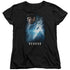 STAR TREK BEYOND/SPOCK POSTER - S/S WOMENS TEE - BLACK