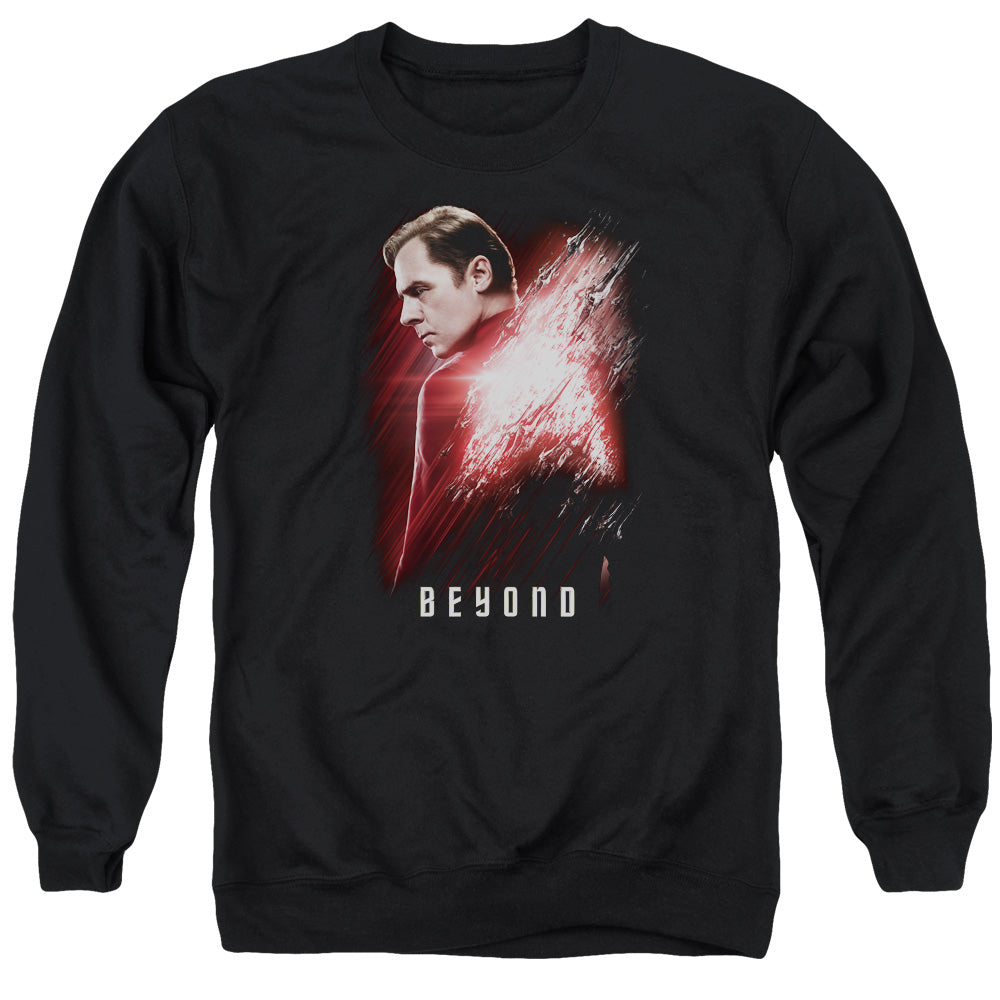 STAR TREK BEYOND/SCOTTY POSTER - ADULT CREWNECK SWEATSHIRT - BLACK