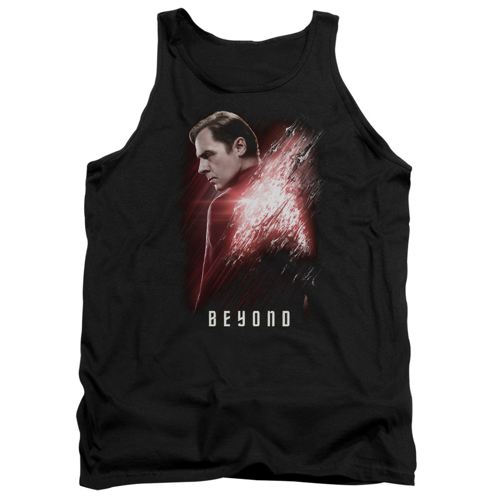 STAR TREK BEYOND/SCOTTY POSTER - ADULT TANK - BLACK