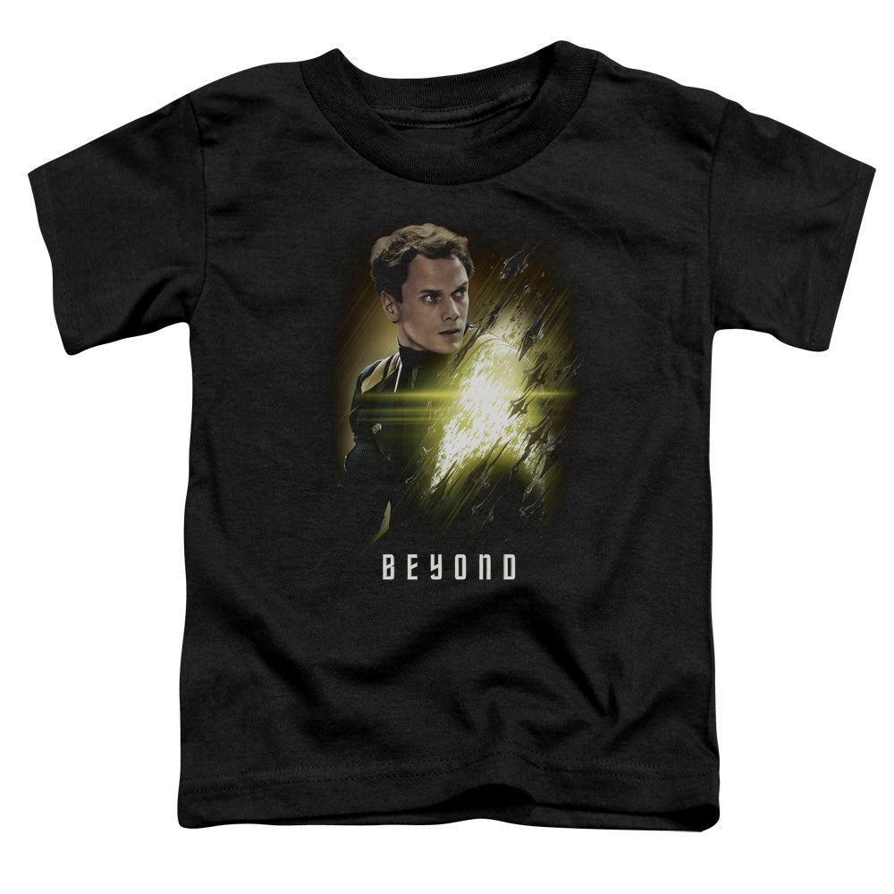 STAR TREK BEYOND/CHEKOV POSTER - S/S TODDLER TEE - BLACK