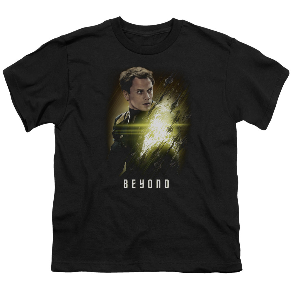 STAR TREK BEYOND/CHEKOV POSTER - S/S YOUTH 18/1 - BLACK