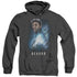 STAR TREK BEYOND/BONES POSTER - ADULT HEATHER HOODIE - BLACK
