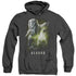 STAR TREK BEYOND/JAYLAH POSTER - ADULT HEATHER HOODIE - BLACK