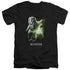 STAR TREK BEYOND/JAYLAH POSTER - S/S ADULT V-NECK 30/1 - BLACK