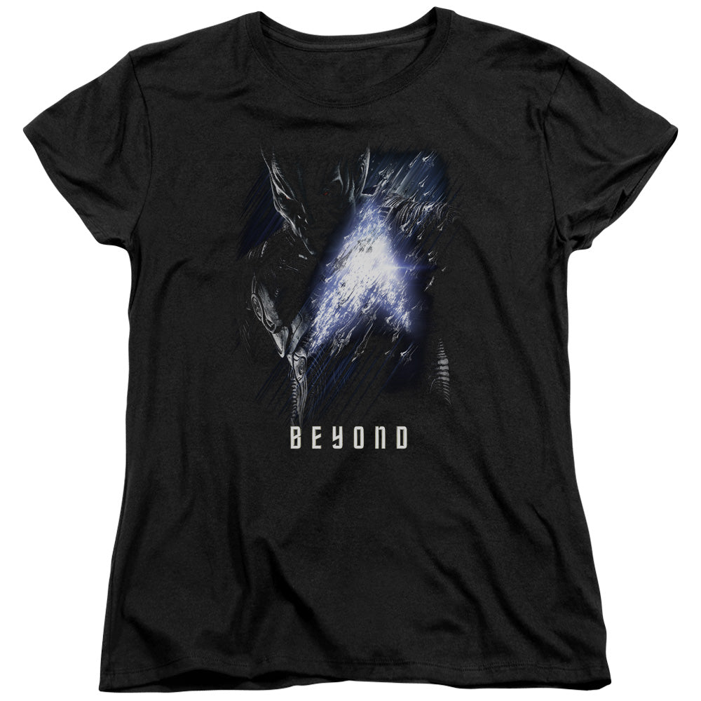 STAR TREK BEYOND/KRALL POSTER - S/S WOMENS TEE - BLACK