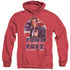 HAPPY DAYS/FONZ FOR PREZ - ADULT HEATHER HOODIE - RED