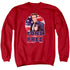 HAPPY DAYS/FONZ FOR PREZ - ADULT CREWNECK SWEATSHIRT - RED