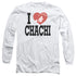 HAPPY DAYS/I HEART CHACHI - L/S ADULT 18/1 - WHITE