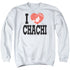 HAPPY DAYS/I HEART CHACHI - ADULT CREWNECK SWEATSHIRT - WHITE