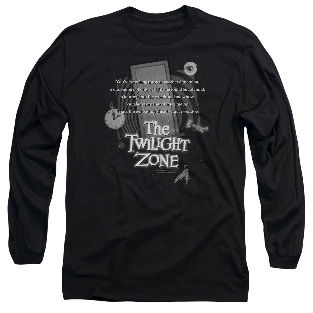 TWILIGHT ZONE/MONOLOGUE - L/S ADULT 18/1 - BLACK