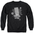TWILIGHT ZONE/MONOLOGUE - ADULT CREWNECK SWEATSHIRT - BLACK
