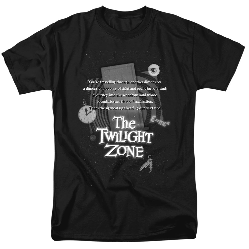 TWILIGHT ZONE/MONOLOGUE - S/S ADULT 18/1 - BLACK