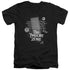 TWILIGHT ZONE/MONOLOGUE - S/S ADULT V-NECK 30/1 - BLACK