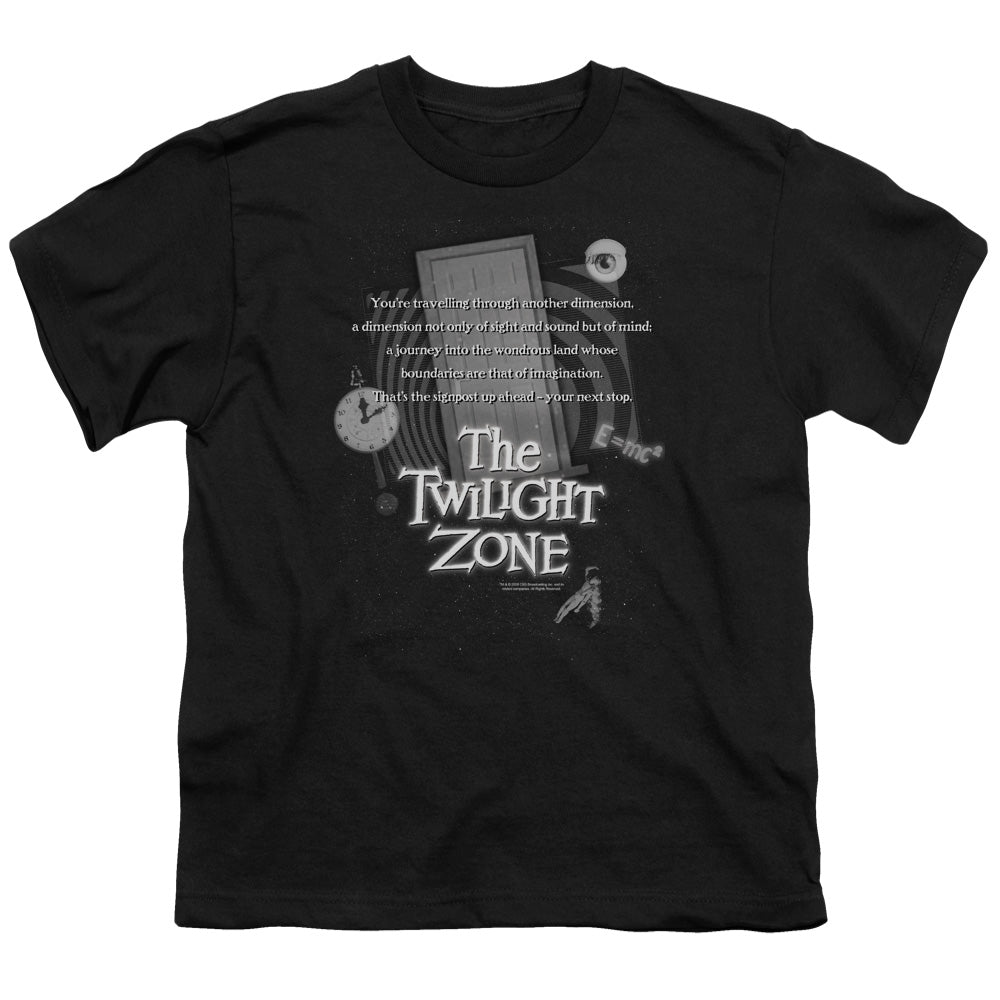 TWILIGHT ZONE/MONOLOGUE - S/S YOUTH 18/1 - BLACK